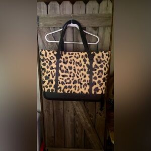 Leopard Print Tote Bag simply southern